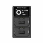 FZ100 USB LCD Screen Dual Charge Camera Battery Charger - 1