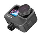 JSR 1953 For GoPro Hero11 Black / HERO10 Black / HERO9 Black Sports Camera Fisheye Macro Filter(Black) - 1