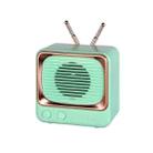 DW02 TV Shaped Retro BT Speaker Support  TF Card FM(Matcha Green) - 1