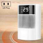 N8 Table Air Heater Indoor Quick Heat Energy Saving Electric Heater,  Specification: US Plug(White) - 1