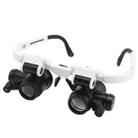 9892H-1  8x / 15x / 23x  2LED Head-mounted Magnifier Watch Repair Glasses Type Magnifier - 1