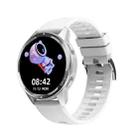 T5max 1.28 Inch Heart Rate/Blood Oxygen Monitoring Bluetooth Calling Smart Watch(White) - 1