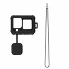 For GoPro HERO10 Black / HERO9 Black Liquid Silicone Case(Black) - 1