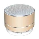 A10 Mini Metal Wireless Bluetooth Speaker(Golden) - 1