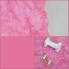 5 Packs Colored Pleated Sydney Paper Ornaments Decorated Photography Background(Rose Red) - 1