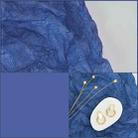 5 Packs Colored Pleated Sydney Paper Ornaments Decorated Photography Background(Rolay Blue) - 1