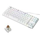 Ajazz AK873 87 Keys Colorful Version Hot Swap Wired DIY Customized Mechanical Keyboard(Tea Shaft) - 1