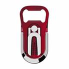 Multifunction Car Air Vent Phone Holder Finger Ring Phone Bracket Bottle Opener(Red) - 1