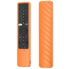Suitable for Xiaomi P1 Remote Control Twill Washable Drop-proof Silicone Case(Orange) - 1