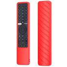 Suitable for Xiaomi P1 Remote Control Twill Washable Drop-proof Silicone Case(Red) - 1