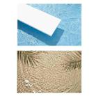 3D Double-Sided Matte Photography Background Paper(Pool+Beach) - 1