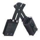 Outdoor Walkie-talkie Protection Bag Storage Belt Pouch(Black) - 4