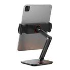 SSKY X38 Desktop Phone Tablet Stand Folding Online Classes Support, Style: Long Arm Version (Black) - 1