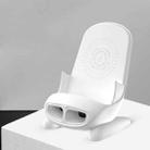 15W Chair Phone Wireless Charger Phone Charging Stand,Spec: White - 1
