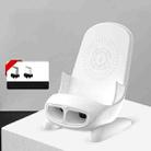 15W Chair Phone Wireless Charger Phone Charging Stand,Spec: Magnetic Charging White - 1