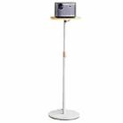 SSKY L38 Bed Floor Telescoping Table Projector Support, Style: Tray Version (White) - 1