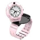 F01 1.28 Inch 4G Rotatable Dual-Camera Children Smart Calling Watch With SOS Function(Pink) - 1