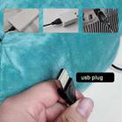 USB Heating Foot Warmer Comfortable Plush Foot Warmer(Ink Green) - 3