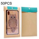 50 PCS Phone Case Packaging Box Kraft Paper Phone Accessories Packaging Bags 204 x 114mm - 1