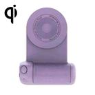 BBC-8 Magnetic Phone Selfie Holder Bluetooth Photo Stabilizer Holder,Spec: Wireless Charging Model(Purple) - 1