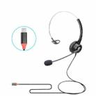 VT200 Single Ear Telephone Headset Operator Headset With Mic,Spec: Type-C - 1