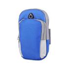 X-365 Outdoor Sports Phone Storage Arm Bag Running Fitness Phone Bag for 4-6 inches(Blue) - 1