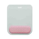 BUBM Wrist Protector Mouse Pad Macaroon Memory Foam Mouse Pad(Gray Blue + Lotus Root) - 1