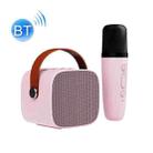 D20 Multifunctional K Song Bluetooth Speaker With Microphone(Pink) - 1