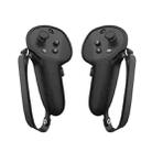 For Oculus Quest Pro 1 Pair Handle Silicone Case Cover VR Accessories(Black) - 1