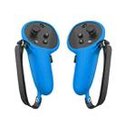 For Oculus Quest Pro 1 Pair Handle Silicone Case Cover VR Accessories(Blue) - 1