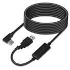 For Meta Quest 2 USB To Type-C VR Link Charge Cable 5m(Black) - 1