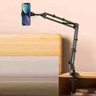 SSKY CT08 Bedside Desktop Mobile Phone Tablet Cantilever Aluminum Stand, Style: Phone Version (Black) - 1