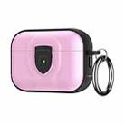 For AirPods Pro TPU + PC Full Wrap Type Protection Case Cover(Pink) - 1