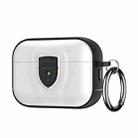 For AirPods Pro TPU + PC Full Wrap Type Protection Case Cover(White) - 1
