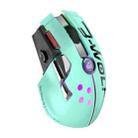 ZIYOU LANG X6 11 Keys Wireless / Wired Dual Mode Joystick Game Glowing Mechanical Mouse(Green) - 1