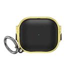 For AirPods 3  Drop-proof Case Split Design Plating Protection Cover(Gold+Black) - 1