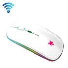 XUNSVFOX XYH50 4 Keys USB Charging Business Office Wireless Light Mouse(White) - 1