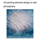 2.1m x 1.5m Retro Painting Photography Background Cloth Oil Painting Elements Scene Decoration Props(12676) - 5