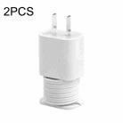 For iPhone 11/12 18W/20W Power Adapter 2pcs Protective Case Cover Data Cable Organizer(Transparent) - 1