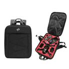 For DJI FPV Drone Shoulder Bag Waterproof Wear-resistant Oxford Fabric Storage Bag(Black) - 1