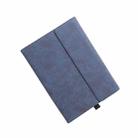 For Microsoft Surface Pro 8 Tablet Protective Case Holder(South African Sheepskin Blue Case) - 1