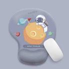 Silicone Comfortable Padded Non-Slip Hand Rest Wristband Mouse Pad(Embrace The Moon) - 1