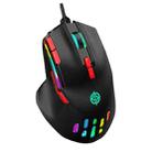 K-Snake Q15 9 Keys RGB Light Effect Wired Mechanical Mouse, Cable Length: 1.5m(Black) - 1