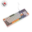 ZIYOU LANG  K3 100 Keys Game Glowing Wired Mechanical Keyboard, Cable Length: 1.5m, Style: Bee Version Red Axis - 1
