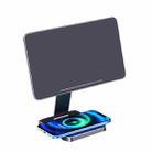 For iPad Pro Air / 1 / 2 / 3 Series Wireless Charging Version SSKY X53 Magnetic Suction Tabletop Portable Tablet Stand - 1