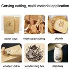 DAJA DJ7 15W Stainless Steel Laser Carvings Mini Marking Machine Can Cut Wood Board Paper Leather, US Plug - 6