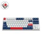ZIYOU LANG K87 87-Keys Hot-Swappable Wired Mechanical Keyboard, Cable Length: 1.5m, Style: Red Shaft (Blue Ice Blue Light) - 1