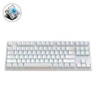 ZIYOU LANG K87 87-Keys Hot-Swappable Wired Mechanical Keyboard, Cable Length: 1.5m, Style: Green Shaft (White Ice Blue Light) - 1