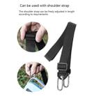 For Bose SoundLink Flex Bluetooth Speaker Silicone Protective Case Cover With Shoulder Strap(Black) - 3