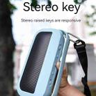 For Bose SoundLink Flex Bluetooth Speaker Silicone Protective Case Cover With Shoulder Strap(Blue) - 4